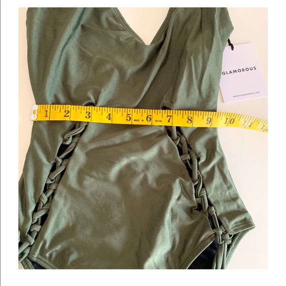 🌴NEW! Olive Green One Piece Swimsuit - Picture 3 of 5
